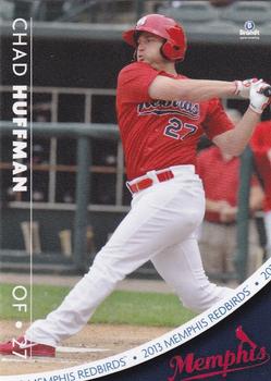 2013 Brandt Memphis Redbirds #23 Chad Huffman Front