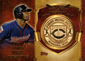 2015 Topps Update - First Home Run Medallion #FHRM-7 Kennys Vargas Front