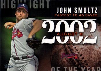 2015 Topps Update - Highlight of the Year #H-85 John Smoltz Front