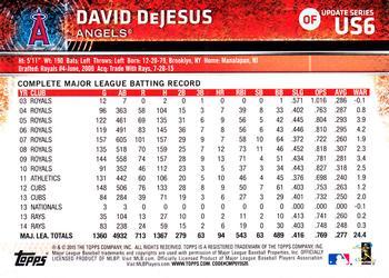 2015 Topps Update - Rainbow Foil #US6 David DeJesus Back