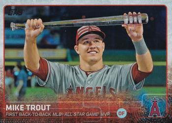 2015 Topps Update - Rainbow Foil #US227 Mike Trout Front