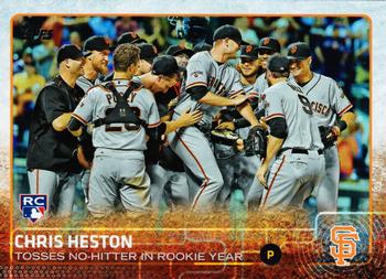 2015 Topps Update - Rainbow Foil #US321 Chris Heston Front