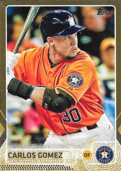 2015 Topps Update - Gold #US107 Carlos Gomez Front