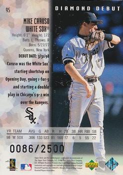 1999 Upper Deck Black Diamond - Double #95 Mike Caruso Back