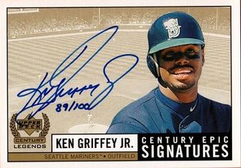 1999 Upper Deck Century Legends - Epic Signatures Century #JR Ken Griffey Jr.  Front