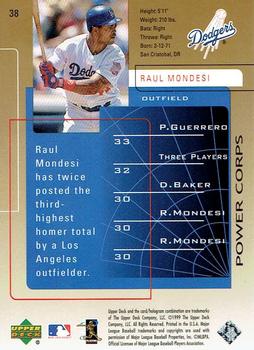 1999 Upper Deck Challengers for 70 - Challengers Edition #38 Raul Mondesi Back