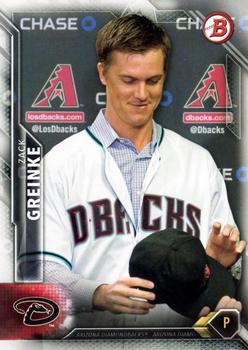 2016 Bowman #45 Zack Greinke Front