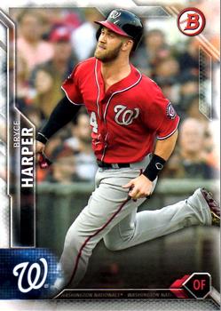 2016 Bowman #100 Bryce Harper Front