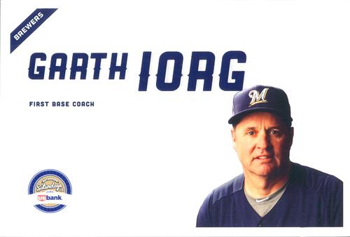 2013 US Bank Milwaukee Brewers #15 Garth Iorg Front