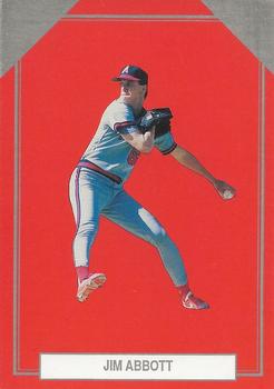 1989 Premier Player Silver Edition Series 4 (unlicensed) #7 Jim Abbott Front