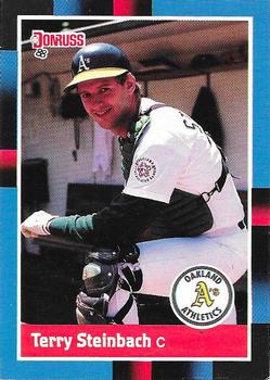 1988 Donruss #158 Terry Steinbach Front