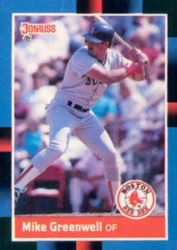 1988 Donruss #339 Mike Greenwell Front