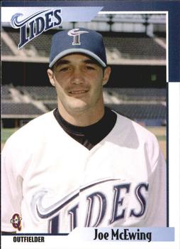 2000 Blueline Q-Cards Norfolk Tides #15 Joe McEwing Front