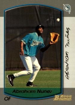 2000 Bowman - Gold #382 Abraham Nunez Front