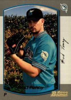 2000 Bowman - Gold #405 Brad Penny  Front
