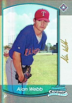 2000 Bowman Chrome - Refractors #296 Alan Webb  Front