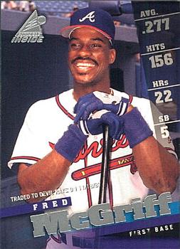 1998 Pinnacle Inside #81 Fred McGriff Front