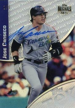 2015 Topps High Tek - Buyback Autographs #1 Jose Canseco Front