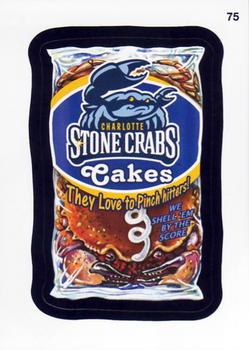 2016 Topps MLB Wacky Packages #75 Charlotte Stone Crabs Cakes Front