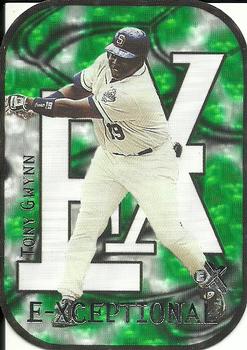 2000 Fleer E-X - E-Xceptional Green #14 XC Tony Gwynn  Front