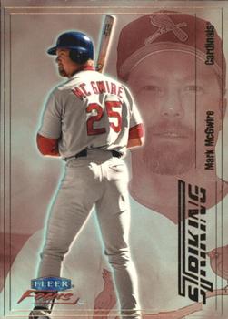 2000 Fleer Focus - Focal Points Striking #1 S Mark McGwire  Front