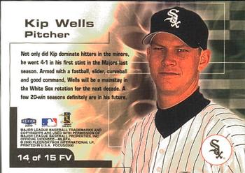 2000 Fleer Focus - Future Vision #14 FV Kip Wells  Back