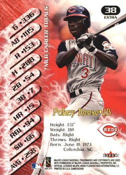 2000 Fleer Gamers - Extra #38 Pokey Reese  Back