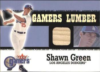 2000 Fleer Gamers - Gamers Lumber #NNO Shawn Green  Front