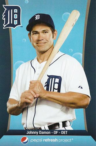 2010 Pepsi Refresh Project #3 Johnny Damon Front