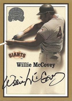 2000 Fleer Greats of the Game - Autographs #NNO Willie McCovey Front