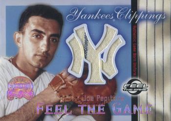 2000 Fleer Greats of the Game - Feel the Game Yankees Clippings #NNO Joe Pepitone Front