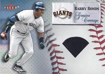 2000 Fleer Impact - Genuine Coverage Batting Gloves #NNO Barry Bonds  Front