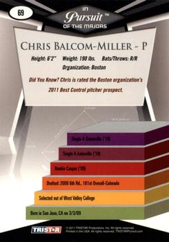 2011 TriStar Pursuit #69 Chris Balcom-Miller Back