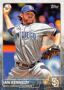 2015 Topps Mini #76 Ian Kennedy Front