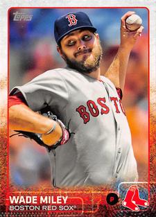 2015 Topps Mini #601 Wade Miley Front