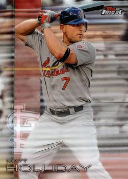 2016 Finest #74 Matt Holliday Front