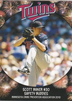 2010 Minnesota Twins Police #2 Scott Baker Front