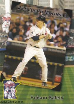 2012 Minnesota Twins Police #2 Justin Morneau Front