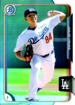 2015 Bowman Draft - Chrome Refractors #100 Julio Urias Front