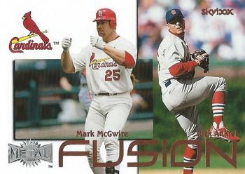 2000 Metal - Fusion #2 F Mark McGwire / Rick Ankiel Front