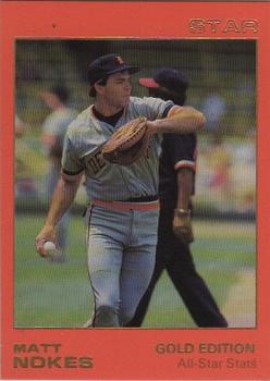 1988-89 Star Gold #34 Matt Nokes Front