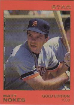 1988-89 Star Gold #37 Matt Nokes Front