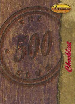 1994 Ted Williams - 500 Club Red Foil #5C9 Checklist Front