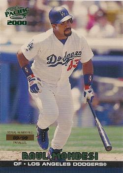 2000 Pacific - Emerald Green #221 Raul Mondesi  Front