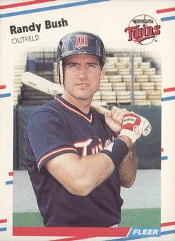 1988 Fleer #6 Randy Bush Front