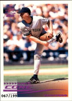 2000 Pacific Crown Collection - Holographic Purple #187 David Cone  Front