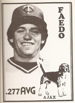 1984 Ajax Dog Food (unlicensed) #NNO Lenny Faedo Front