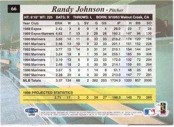 1998 Sports Illustrated #66 Randy Johnson Back