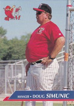 1996 Multi-Ad Fargo-Moorhead RedHawks #1 Doug Simunic Front