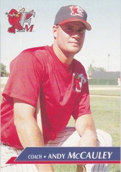 1996 Multi-Ad Fargo-Moorhead RedHawks #3 Andy McCauley Front